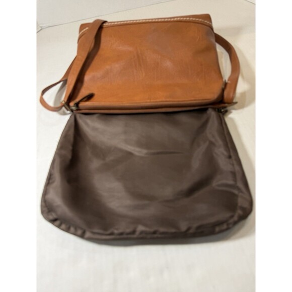 B.O.C Born Concepts Shoulder, Satchel Crossbody Handbag W/Adjustable Strap Brown - Picture 9 of 16